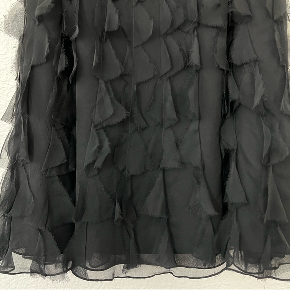 White House black market silk layered strapless dress - Picture 2 of 9